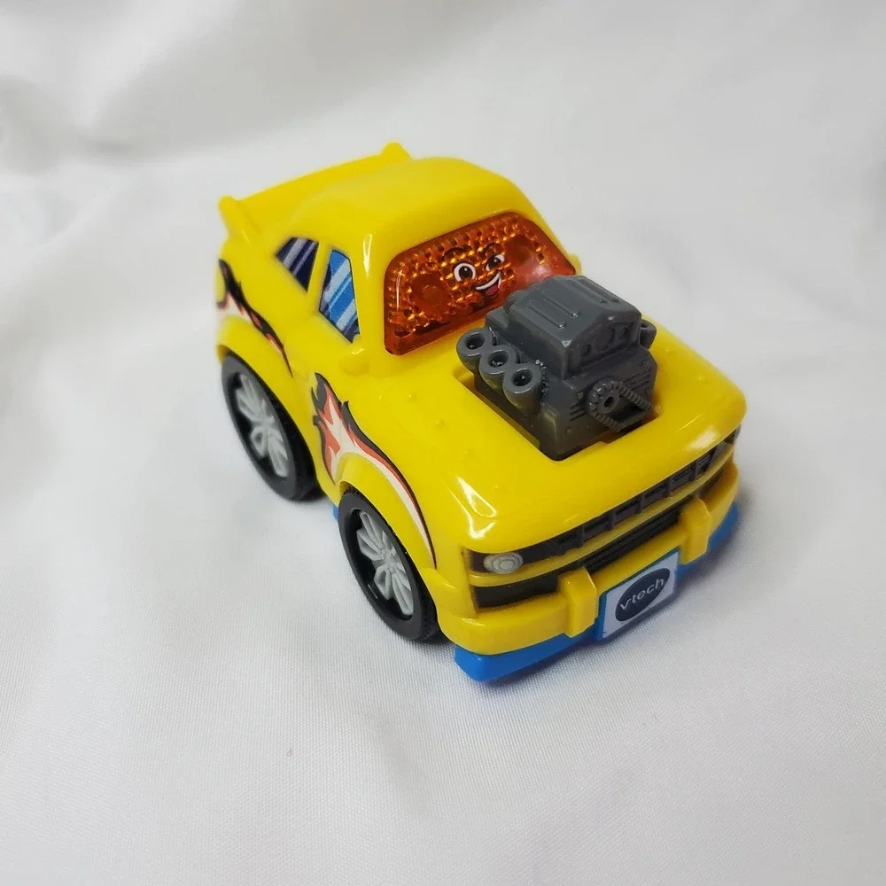 Vtech Go Go Smart Wheels Zig Zag Raceway‎ Car Yellow Stunt